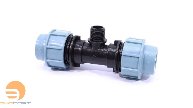 Тройник НР 25х1/2" ИТАЛ ПНД