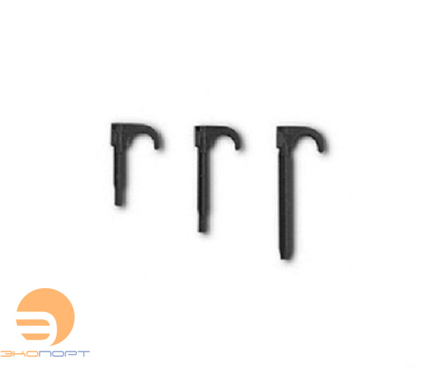 Крюк пластмассовый для труб одинарный 12-20/12-26 L=77 ду 8 мм KAN-therm