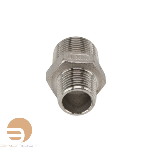 Ниппель переходной НН 1"х1/2" PN16  нерж. сталь AISI304