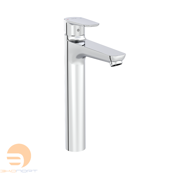 Смеситель для умывальника Flow Soft, высокий, монолитный, хром, Vitra 