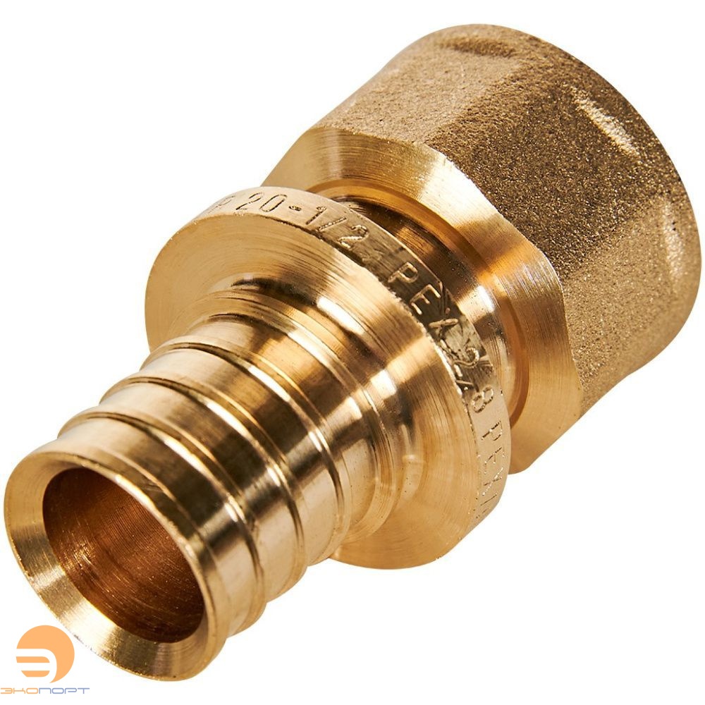 Муфта переходная 20-1/2 ВР латунь Rommer