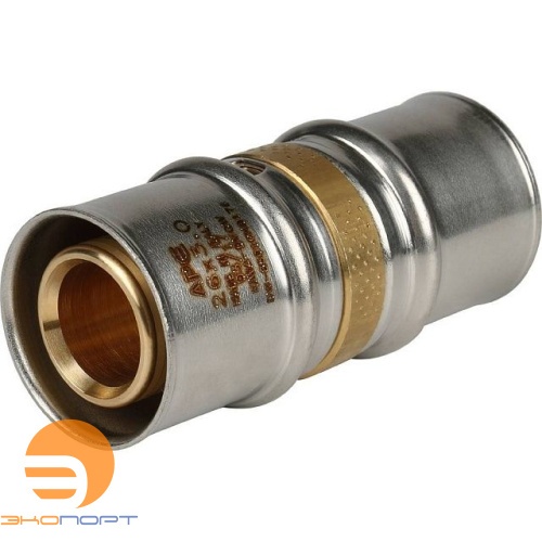 Муфта 26-26 латунь, пресс Stout