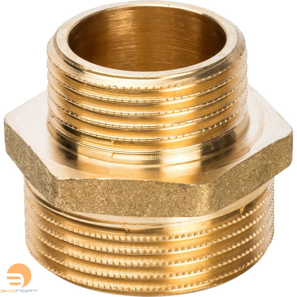 Ниппель НР-НР  1 1/4х 3/4 (латунь) Stout