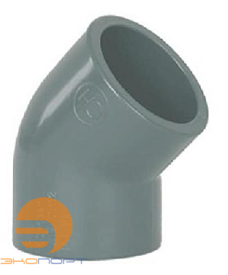 Угольник 45* (40) PVC-U Coraplax