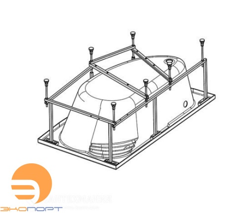 Комплект монтажный к ванне ИБИЦА XL 160*100 Santek