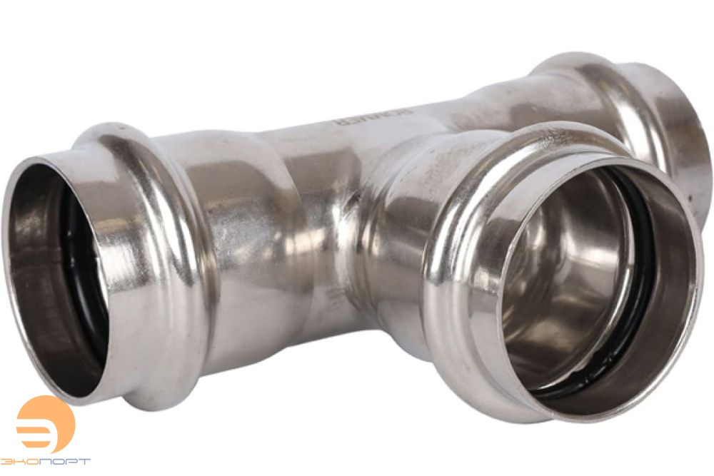 Тройник press 18х18х18 нерж. Rommer