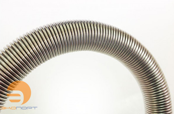 Подводка гибкая, ВОДА, сильфон. типа 1/2" г-г, 15-30 см (сжатая) (Турбо-Тех)