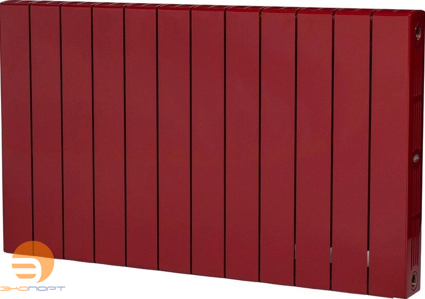 Радиатор биметаллический SUPReMO 500/90 12 секции боковое подкл. Rifar Бордо RAL 3011