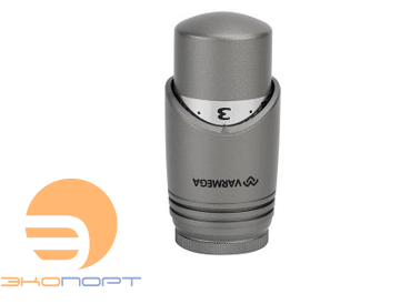 Головка термостатическая M30x1.5 серая мини Varmega