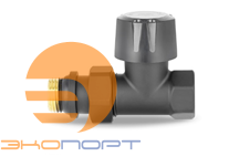 Клапан термостатический радиаторный 1/2 прямой черный Varmega