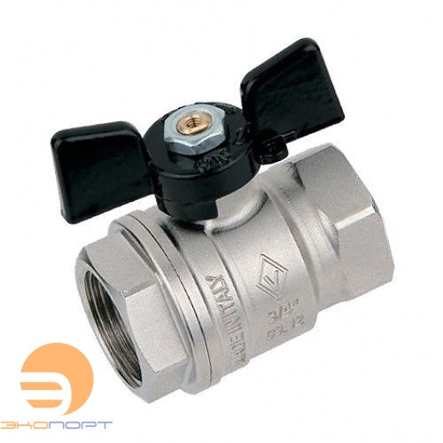 Кран шаровой ВВ  3/4" (бабочка) Bugatti