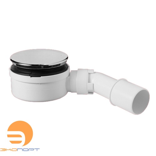 Сифон бутылочный для поддона, хром, отверстие 97 мм, грибок 110 мм McAlpine