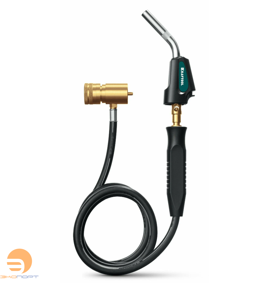 Газовая горелка с пьезоподжигом со шлангом 1.4 м Blue Fire Kraftool