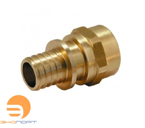 Соединитель 18*2,5 G3/4" ВР латунный Push  с манжетой KAN-therm