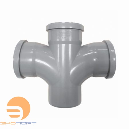 Крестовина 90/90/90 угол 87 гр с плавным радиальным подключением