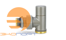 Клапан ручной радиаторный 1/2x3/4 Ek угловой серый Varmega