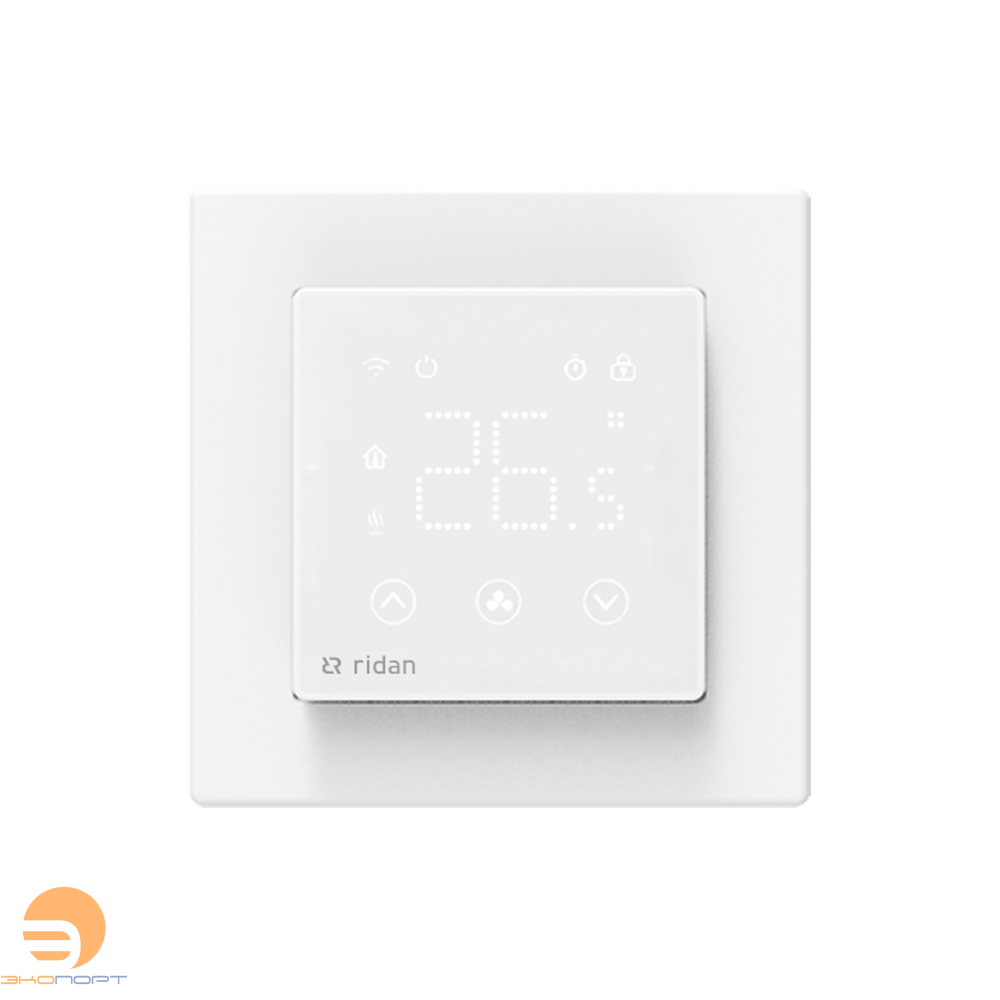 Термостат комнатный RSmart-SW Wi-Fi 230V, с Wi-Fi подключением, белый ECtemp Smart