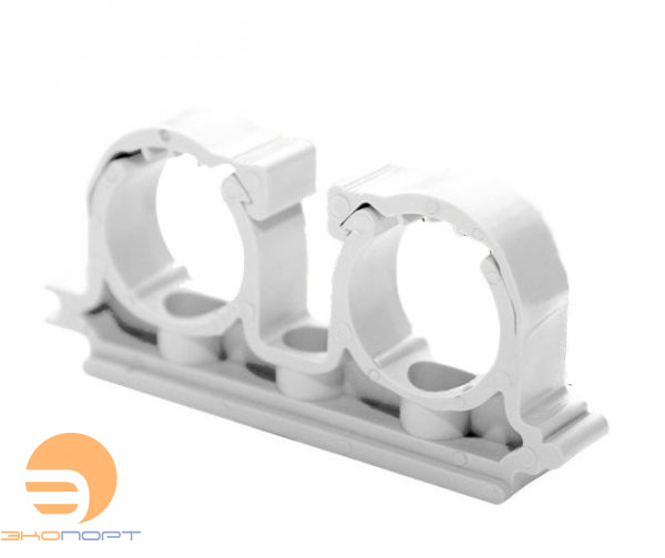 Опора двойная 25 белая