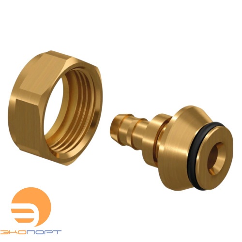 Штуцер Minitec с накидной гайкой 10-G3/4"НГ Евроконус, тип 2 (без кольца) USYSTEMS  