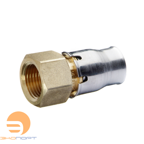 Муфта соединительная, ВР 16х1/2" латунь, alpex-plus, Frankische