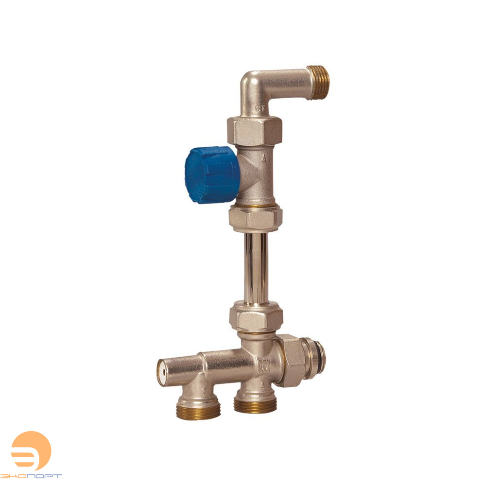 Набор для нижнего подключ. DN 15 3/4" (евроконус) однотрубный Rossweiner / Simplex