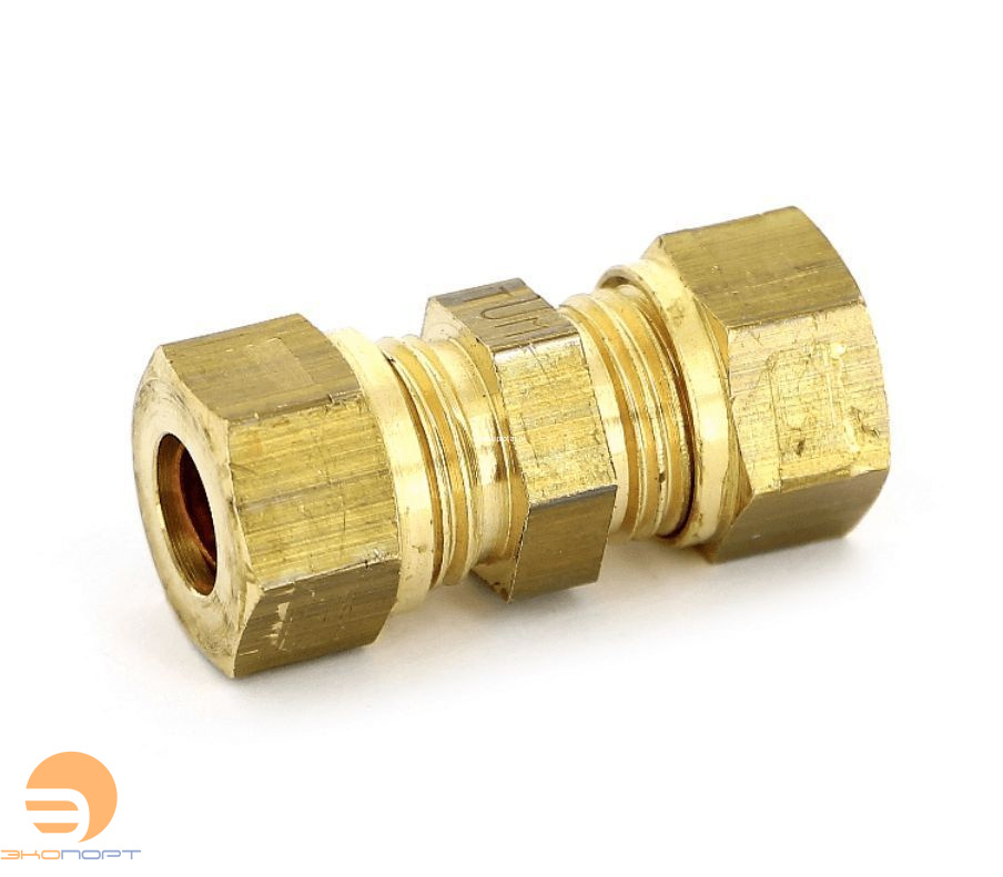 Муфта медная компрессионная 1/4" (d=8) 