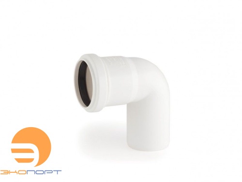 Отвод однорастр 32*87 гр. белый OST