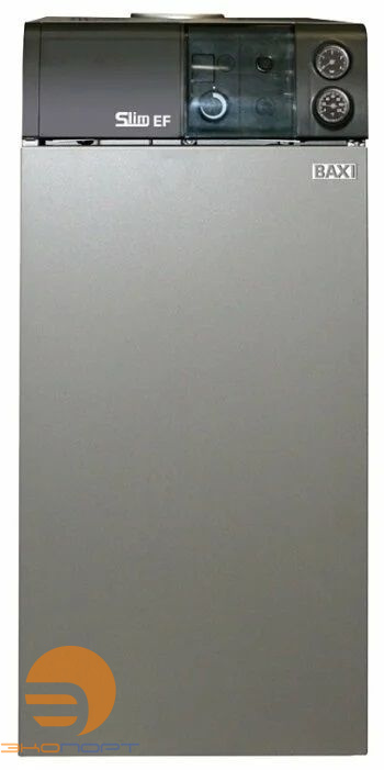 Котел энергонезависимый  газовый напольный BAXI SLIM EF 1.39 39,1 кВт, дымоход DN180