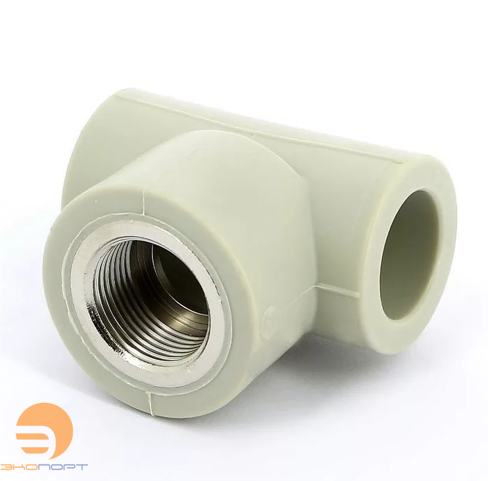 Тройник с внутр. резьбой 25х3/4 PPR Ekoplastik