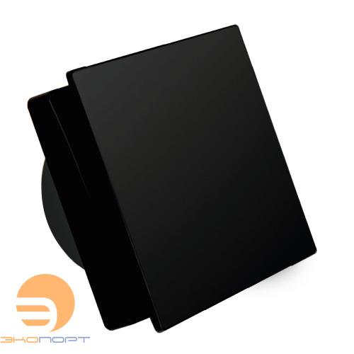 Вентилятор накладной  Seicoi Floxy Design 100 Matt Black Glass SMAD04-01G