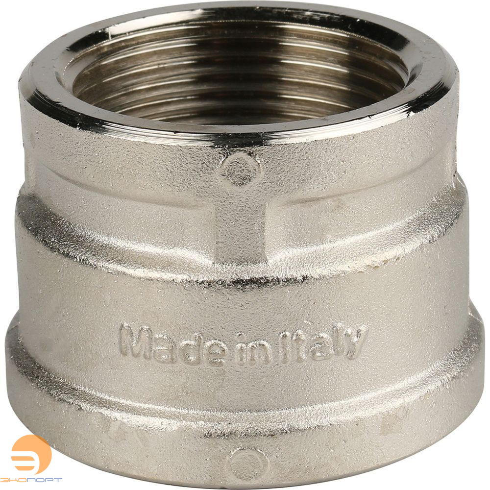 Муфта переходная ВВ 11/2х11/4 (никель) Stout