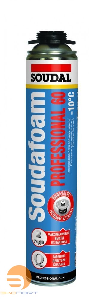 Пена монтажная SOUDAL Professional 750 мл. под пистолет ЗИМНЯЯ