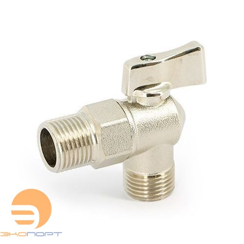 Кран шаровой угловой сантех. 1/2"х1/2" STOUT
