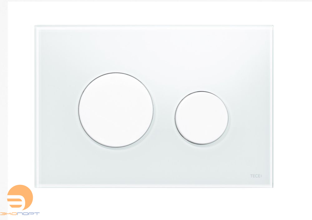 Клавиша TECEloop, стекло белое, клавиши белые