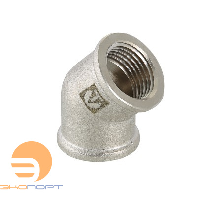 Угольник ВВ 45 гр.1/2х1/2 (никель) Valtec