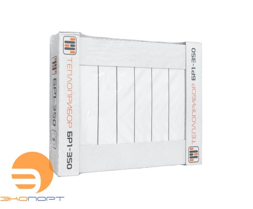 Радиатор биметаллический BR1 350/90 мм 8 секций Теплоприбор