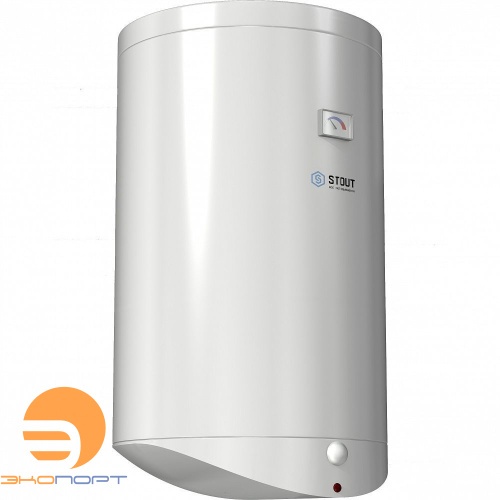 Бойлер косвенного нагрева настенный 100 л. эмаль (гар. 5 лет на бак, 2 года) STOUT