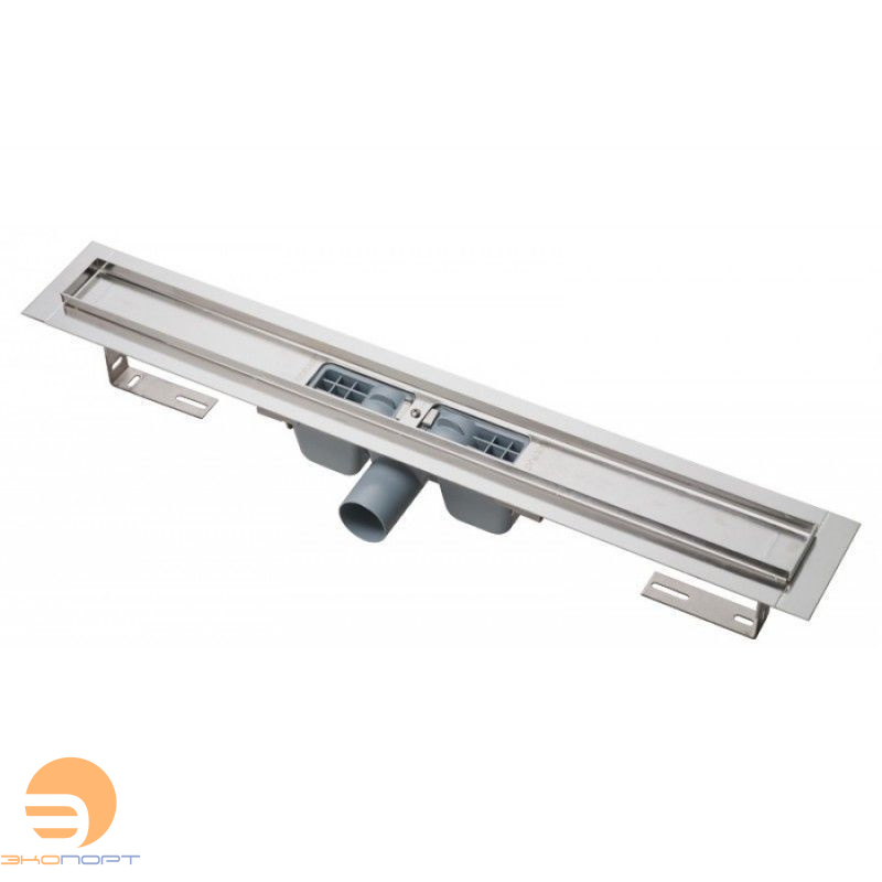 Водоотводящий желоб с порогами для перфорированной решетки   из нерж. 950 мм ALCA PLAST