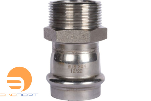 Переходник 28х3/4 НР нерж. Rommer