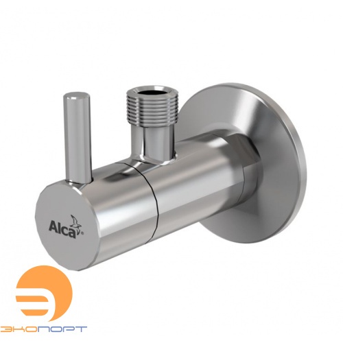 Вентиль угловой, круглый 1/2"х3/8" ALCA PLAST