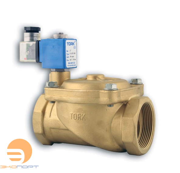 Клапан соленоидный T-GP 107 230/50AC 2/2 НЗ BSP 11/2" 39 мм  0.5-12 бар -10...+80С