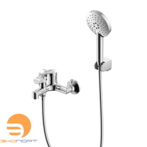 Смеситель для ванны MINIMA (с лейкой и шлангом) хром LEMARK