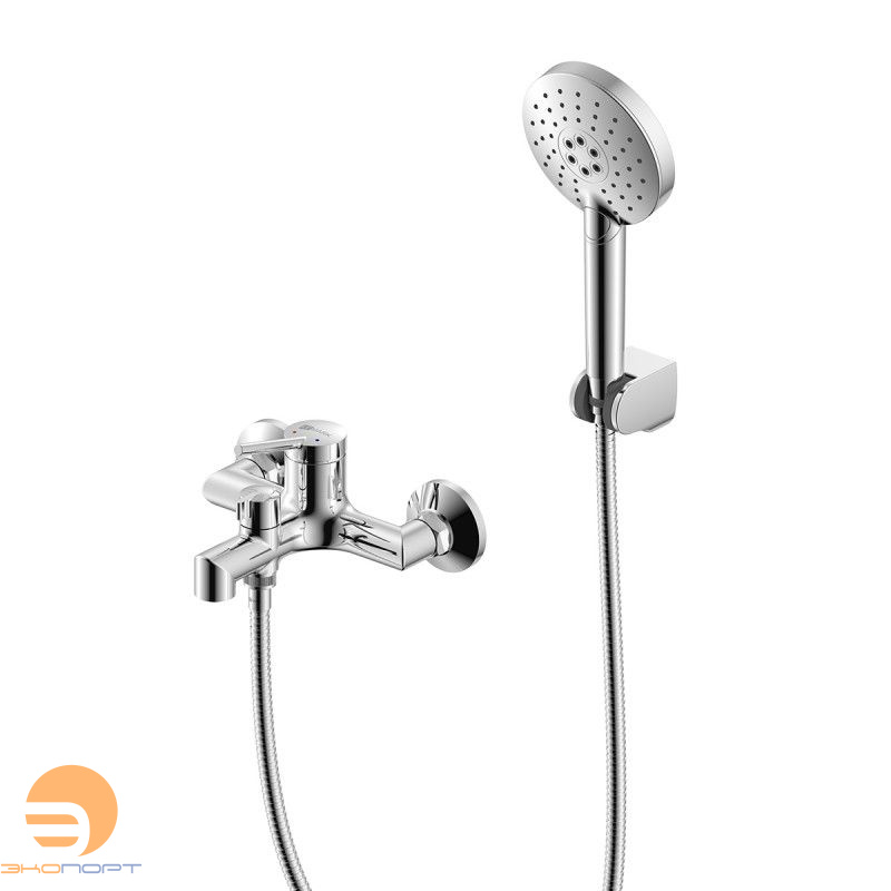 Смеситель для ванны MINIMA (с лейкой и шлангом) хром LEMARK