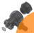 Отвод фиксируемый PPSU Push (гнездо для крана) 18*2 G1/2" с заглушкой KAN-therm
