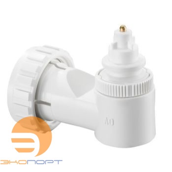 Адаптер угловой  клеммный белый (Oventrop)