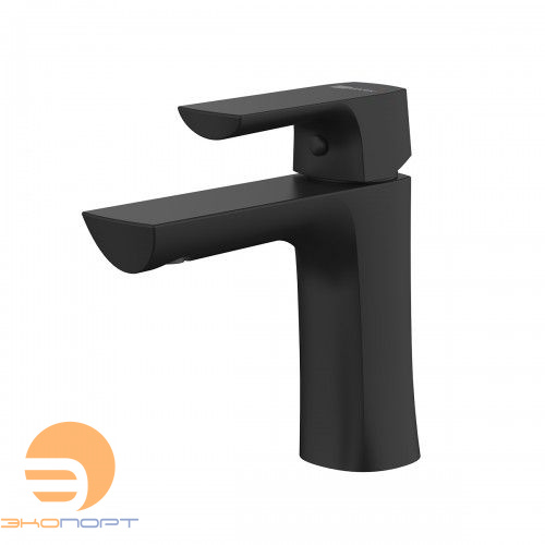 Смеситель для умывальника URSUS, монолитный, черный, LEMARK