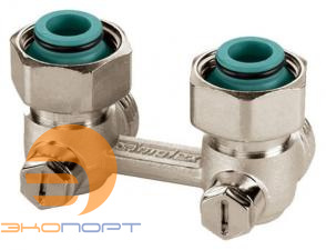 Узел нижнего подключения  E2/50 угловой, ВР3/4х3/4НР Simplex