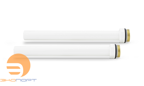 Комплект удлинителей 15x1,0 с наружной резьбой 1/2 150 мм белый Varmega