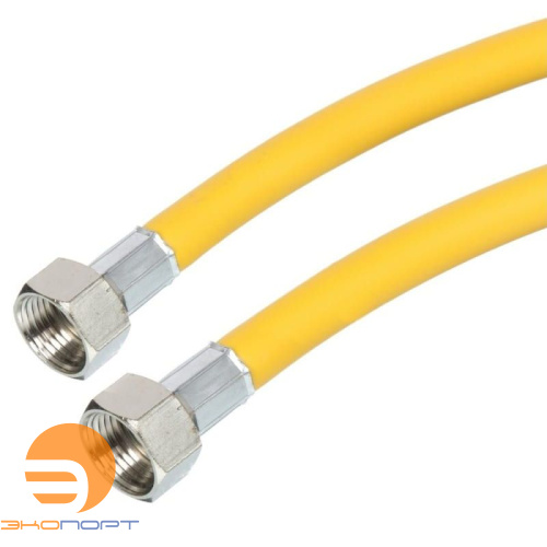 Подводка гибкая, ГАЗ,  1/2" г-г, 200 см в оплетке ПВХ (VALFEX)