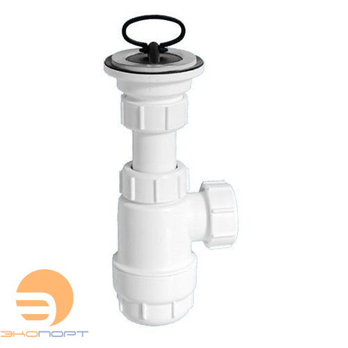 Сифон бутыл. (1 1/4"х32мм) c выпуском (решетка н/ж 60мм, ) выход DN32мм McAlpine